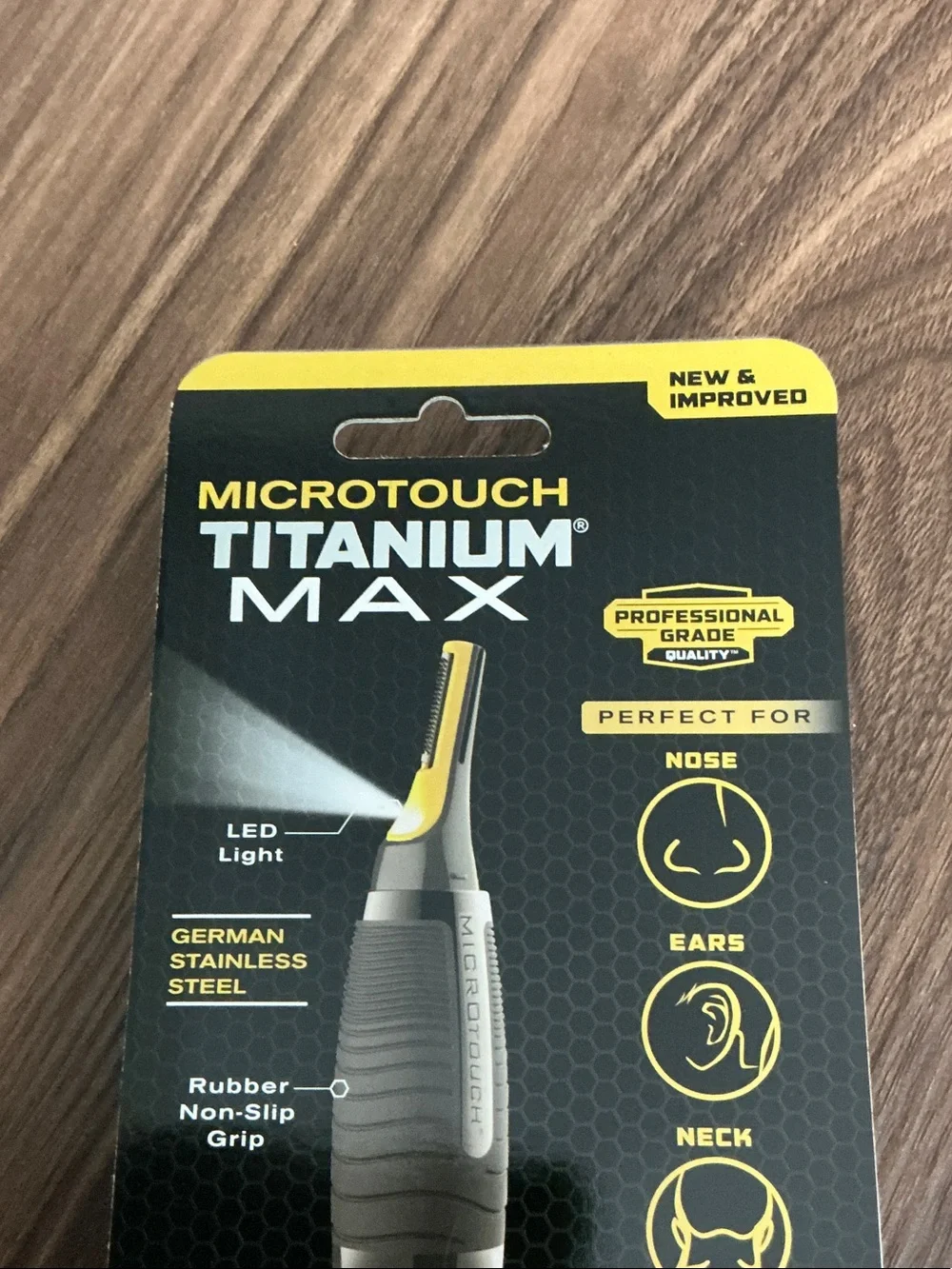 Titanium Max Personal Trimmer - Black & Yellow